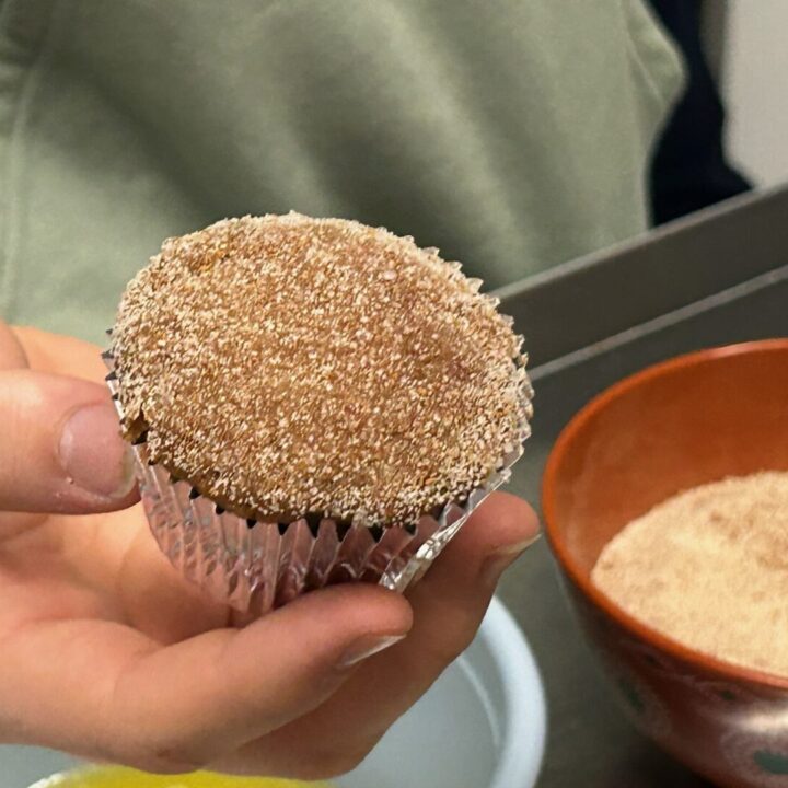 Banana Churro Muffins