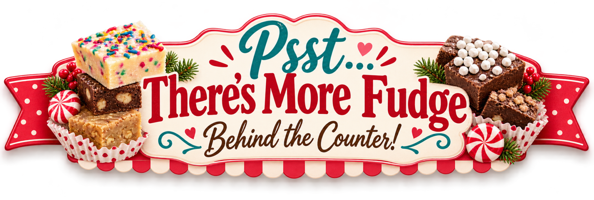 more fudge behind the counter image