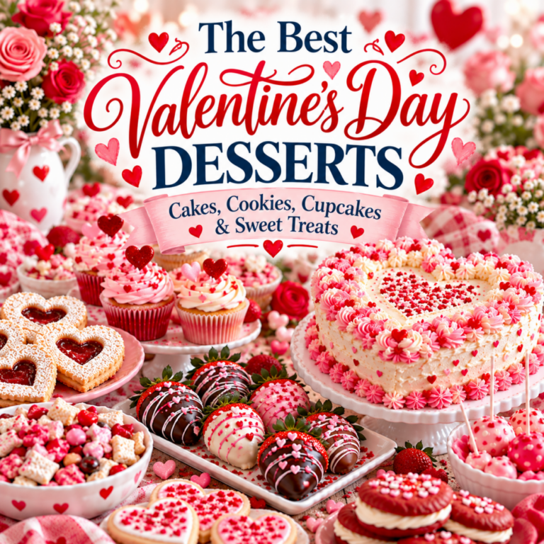 The Best Valentine’s Day Desserts: Cakes, Cookies, Cupcakes & Sweet Treats