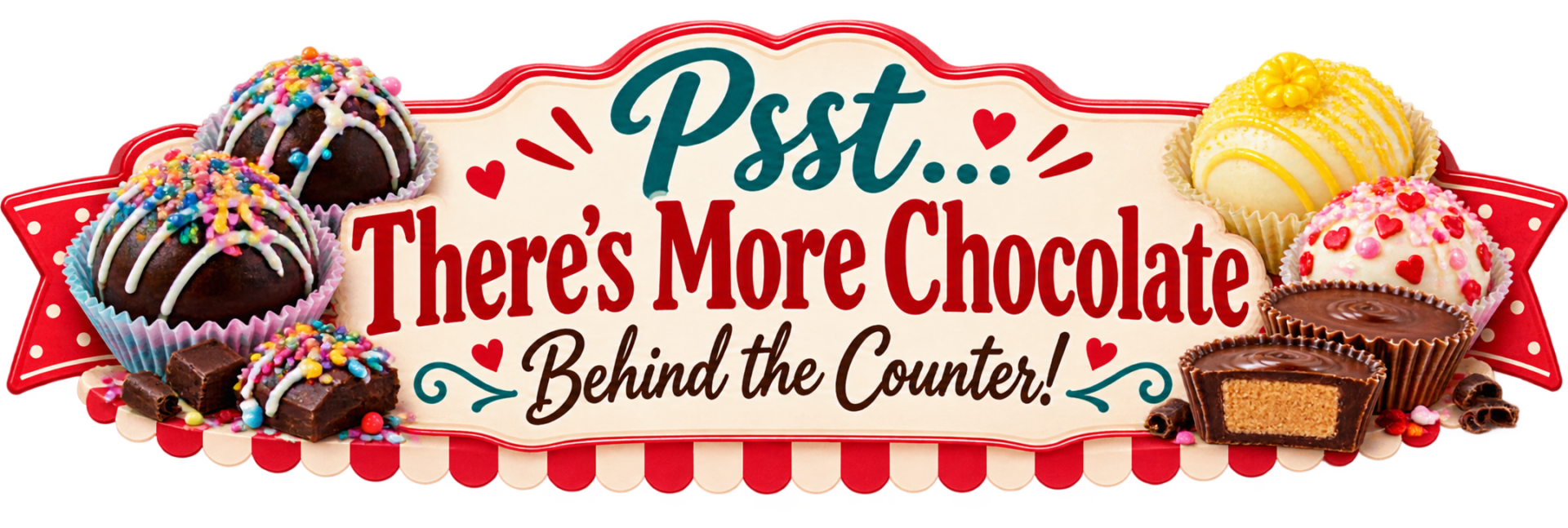 more chocolate behind the counter image