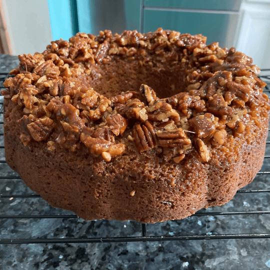 butter pecan bundt cake