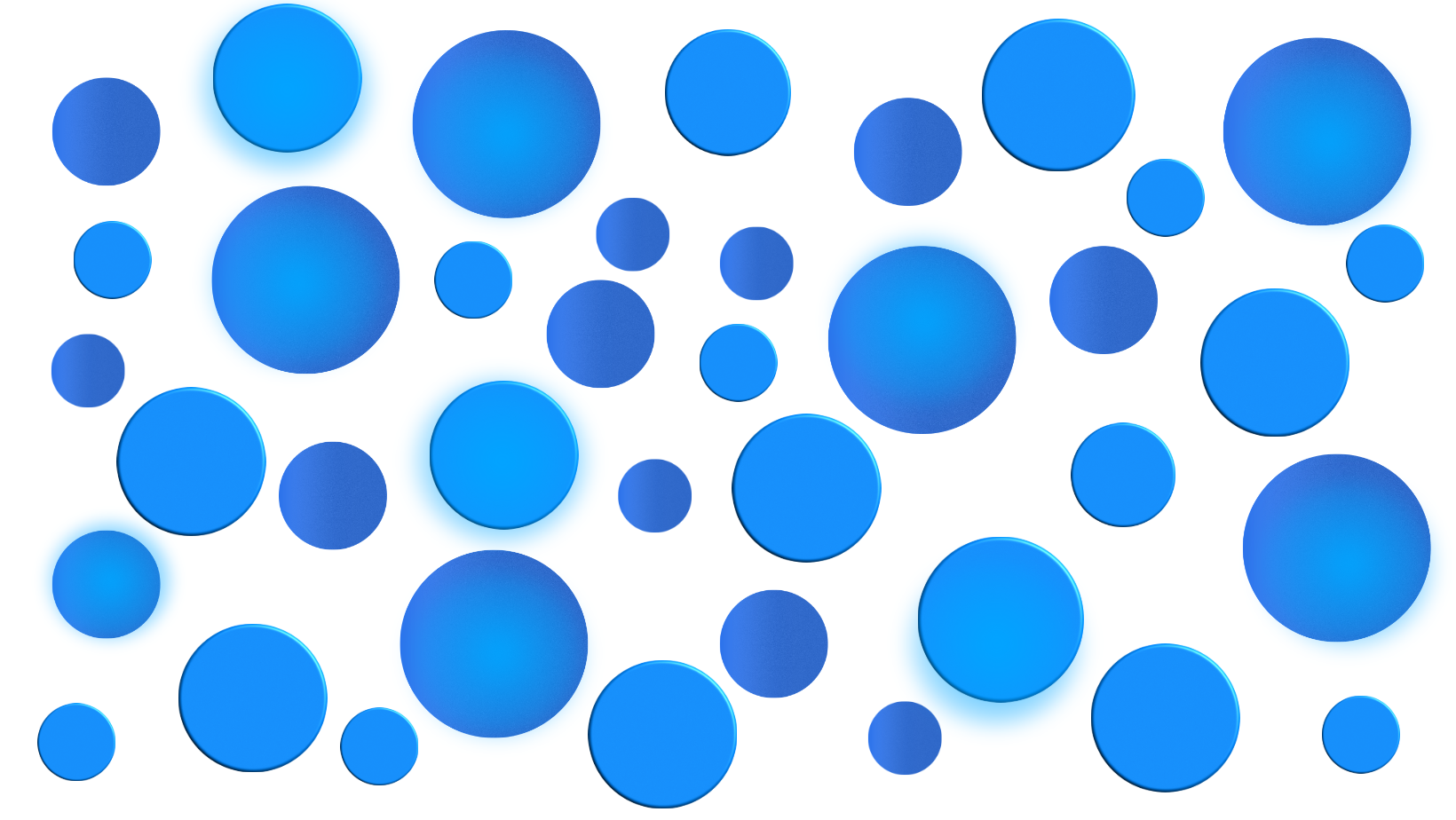 blue dots on white background