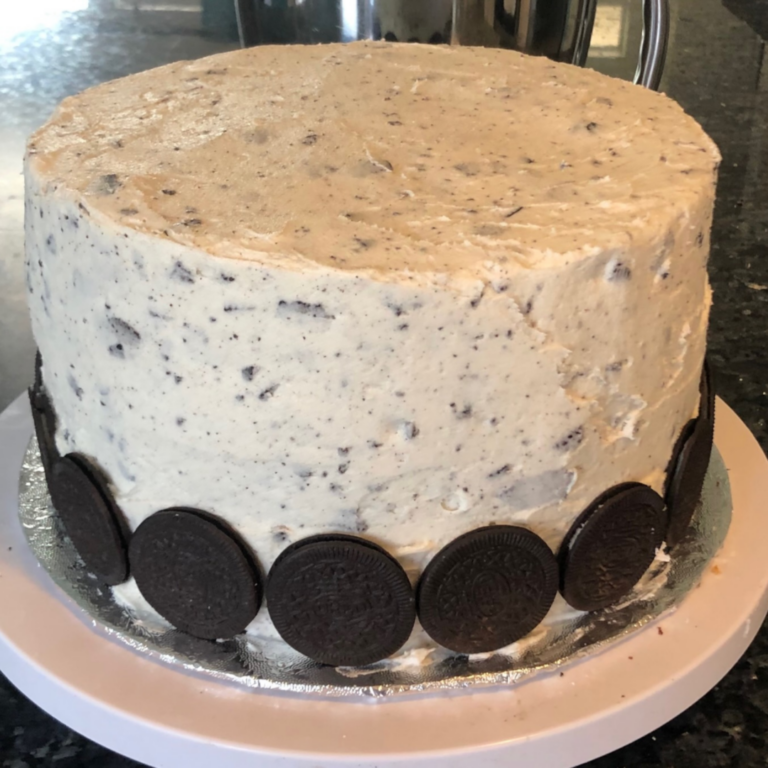 Oreo Layer Cake (Doctored Cake Mix)