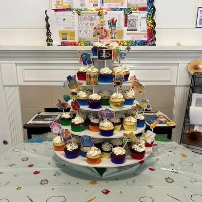 back to school cupcakes pin for pinterest