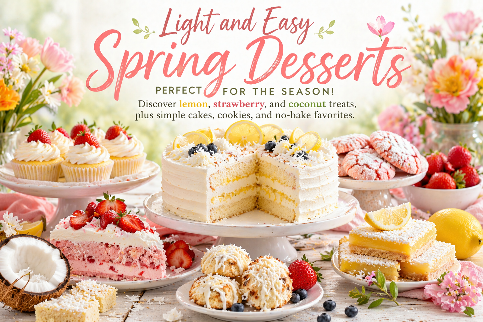 light and easy spring desserts