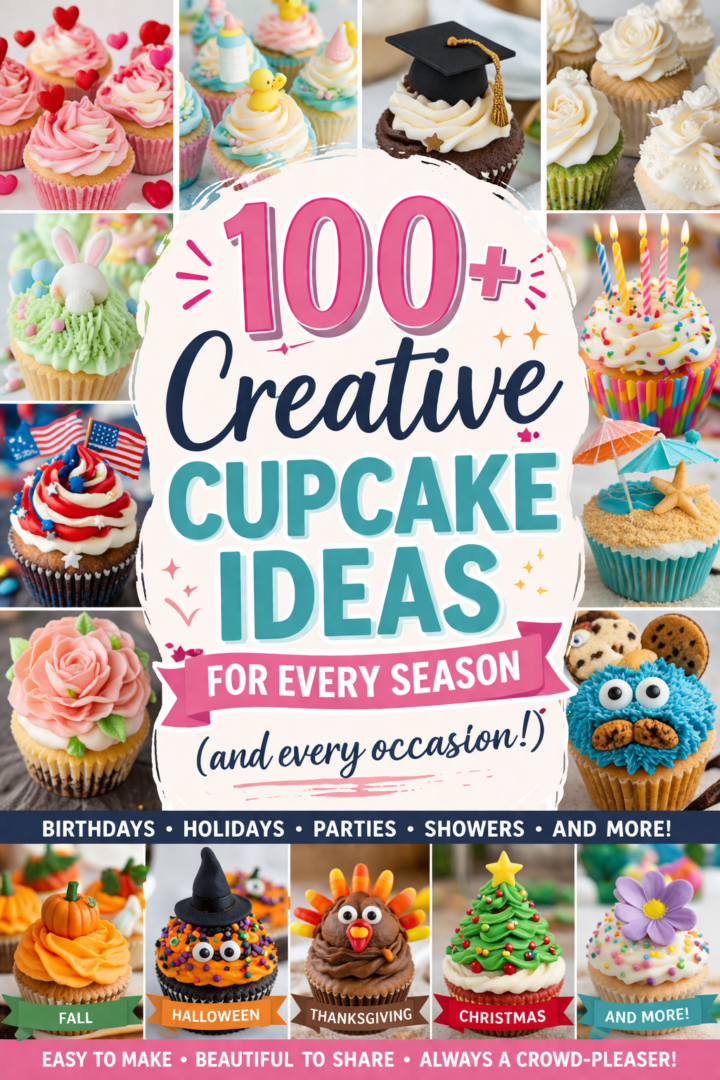 100+ creative cupcake ideas pin for pinterest
