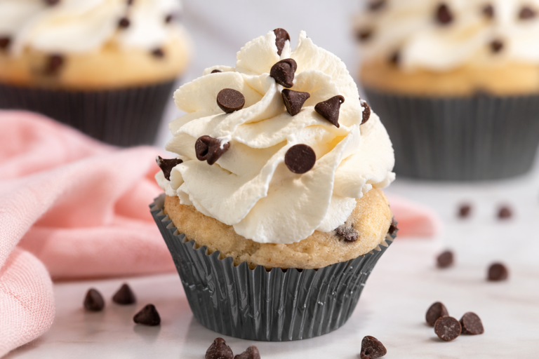 Easy Cannoli Cupcakes (Doctored Cake Mix Recipe)