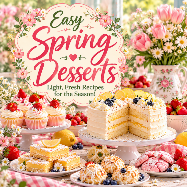 Easy Spring Desserts: Light, Fresh Recipes for the Season