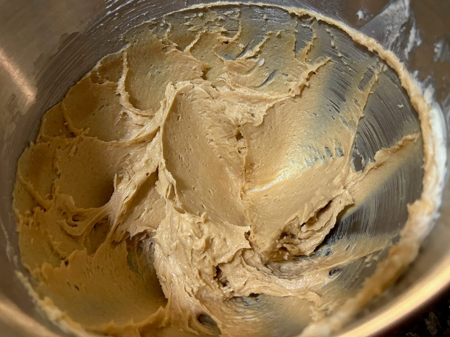 cookie dough in bowl