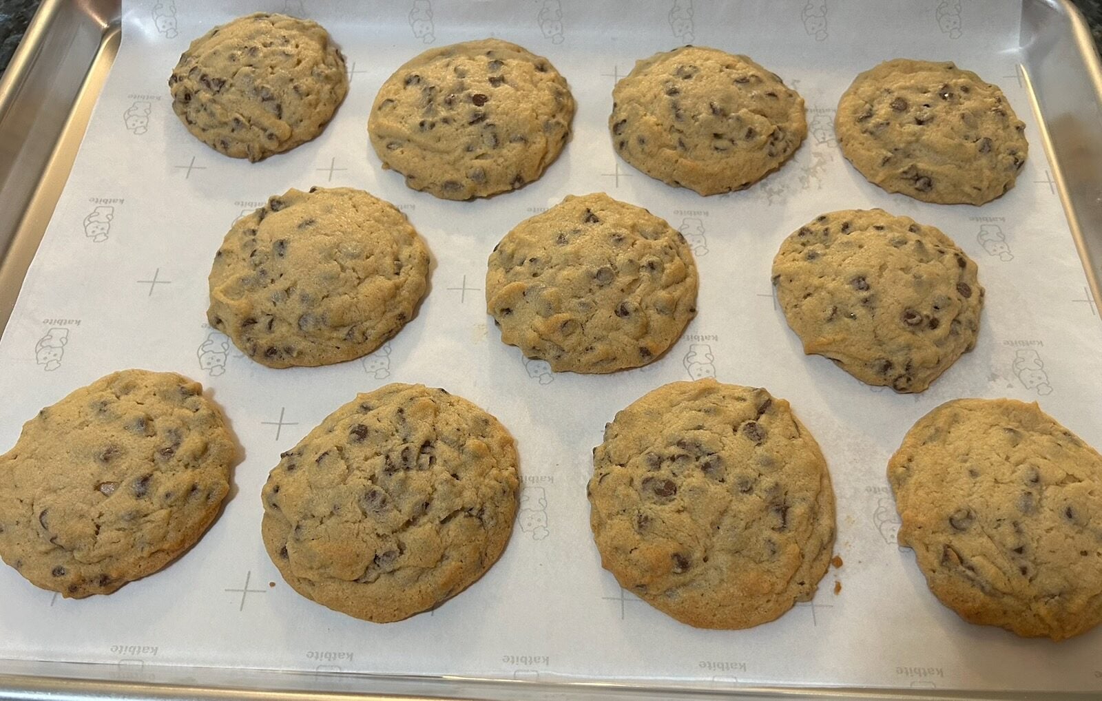 Rolls Royce Cookies on baking tray