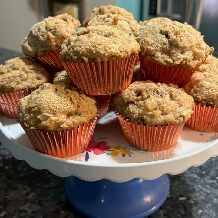 Cinnamon Apple Cake Mix Muffins