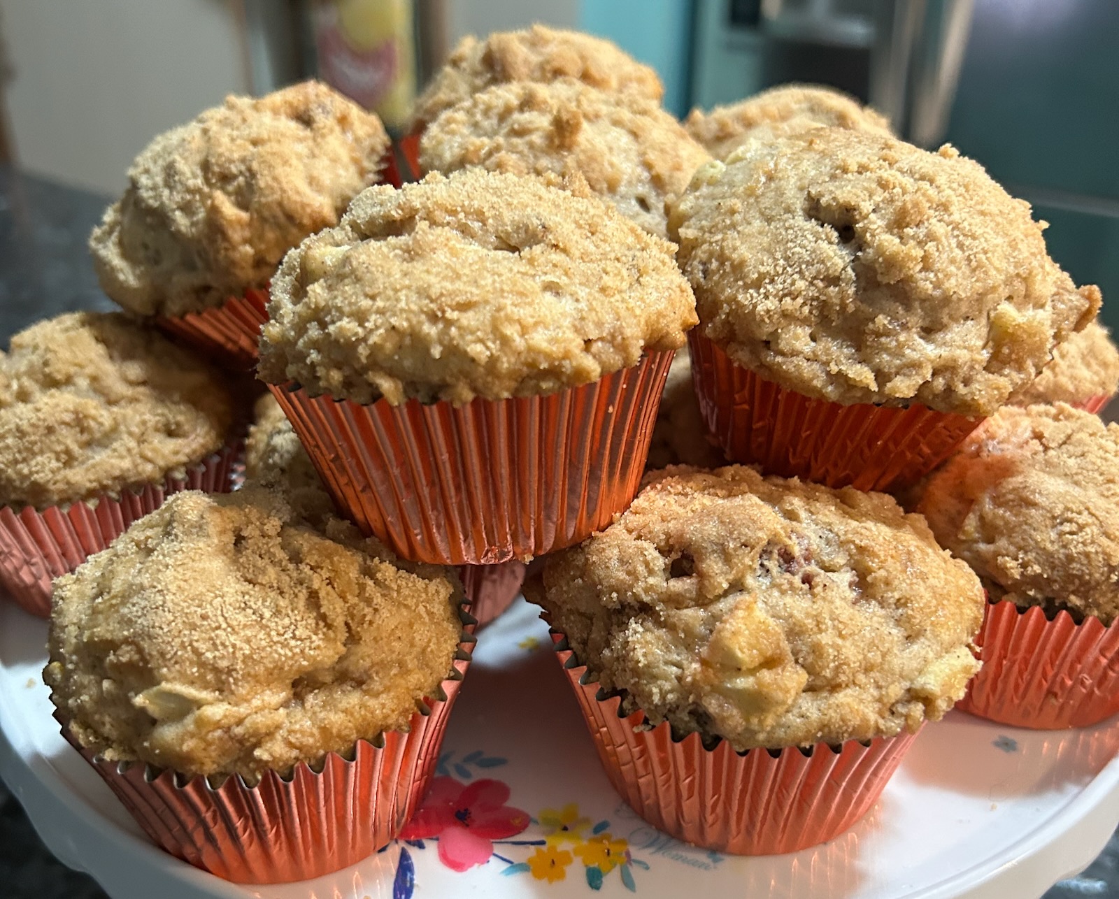 Cinnamon Apple Cake Mix Muffins