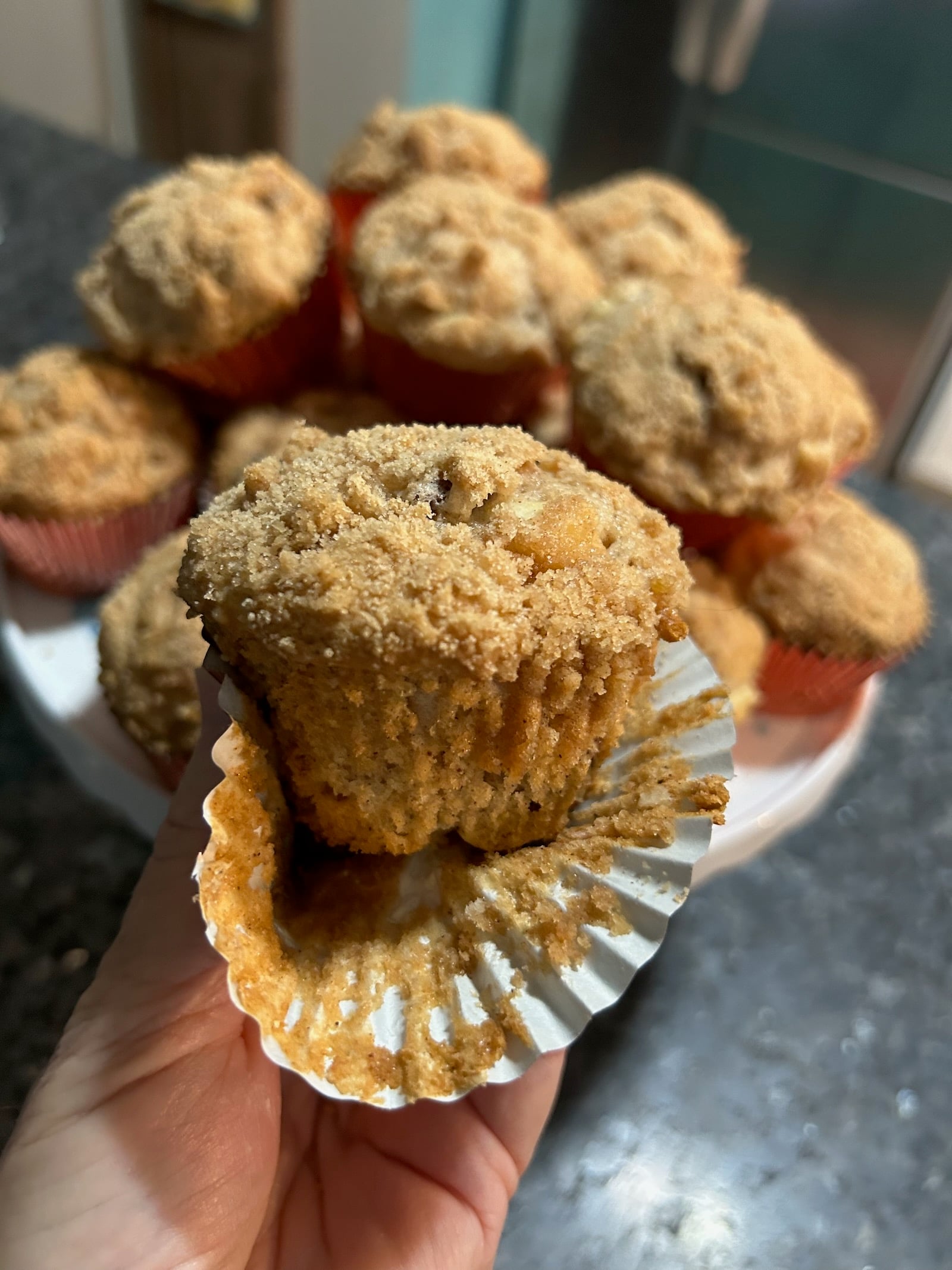 Cinnamon Apple Cake Mix Muffins