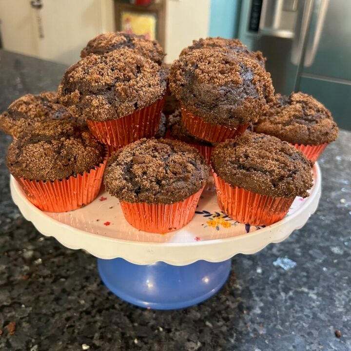 Easy Chocolate Muffins (Cake Mix Recipe)