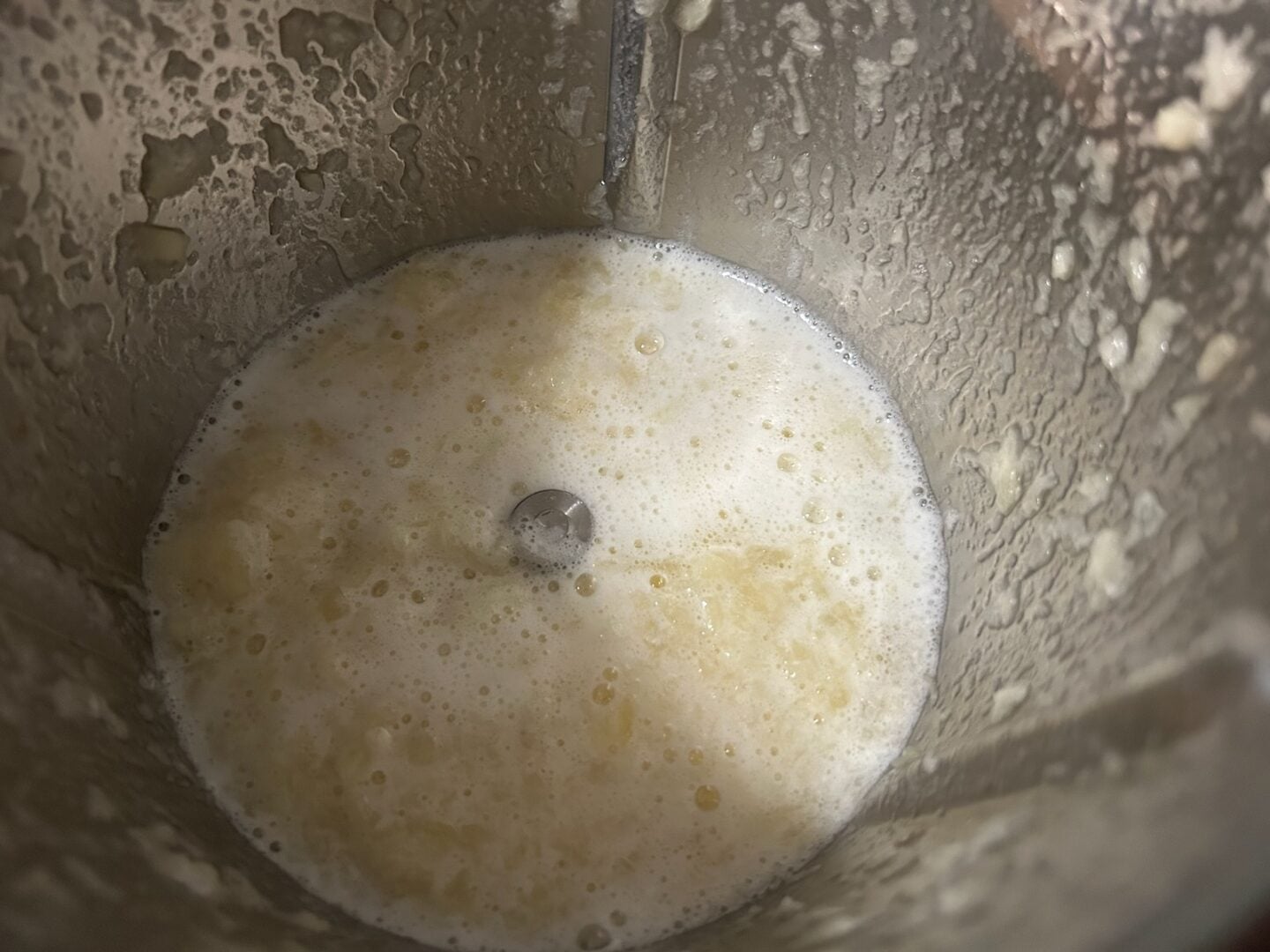 pineapple crushed in food processor