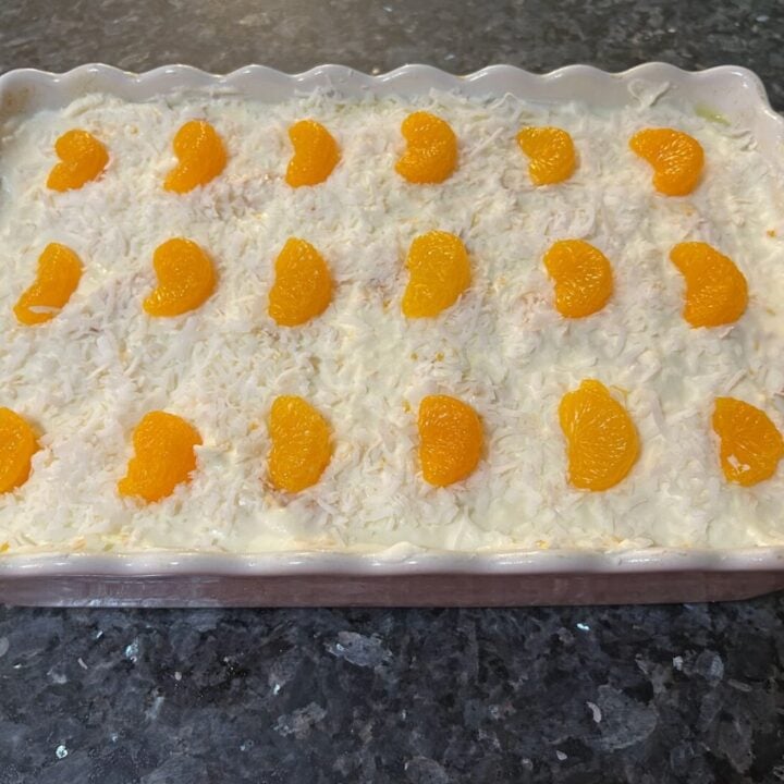 Mandarin Orange Poke Cake