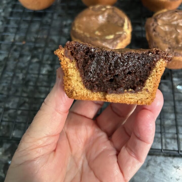 Peanut Butter Brookie Cookie Cups