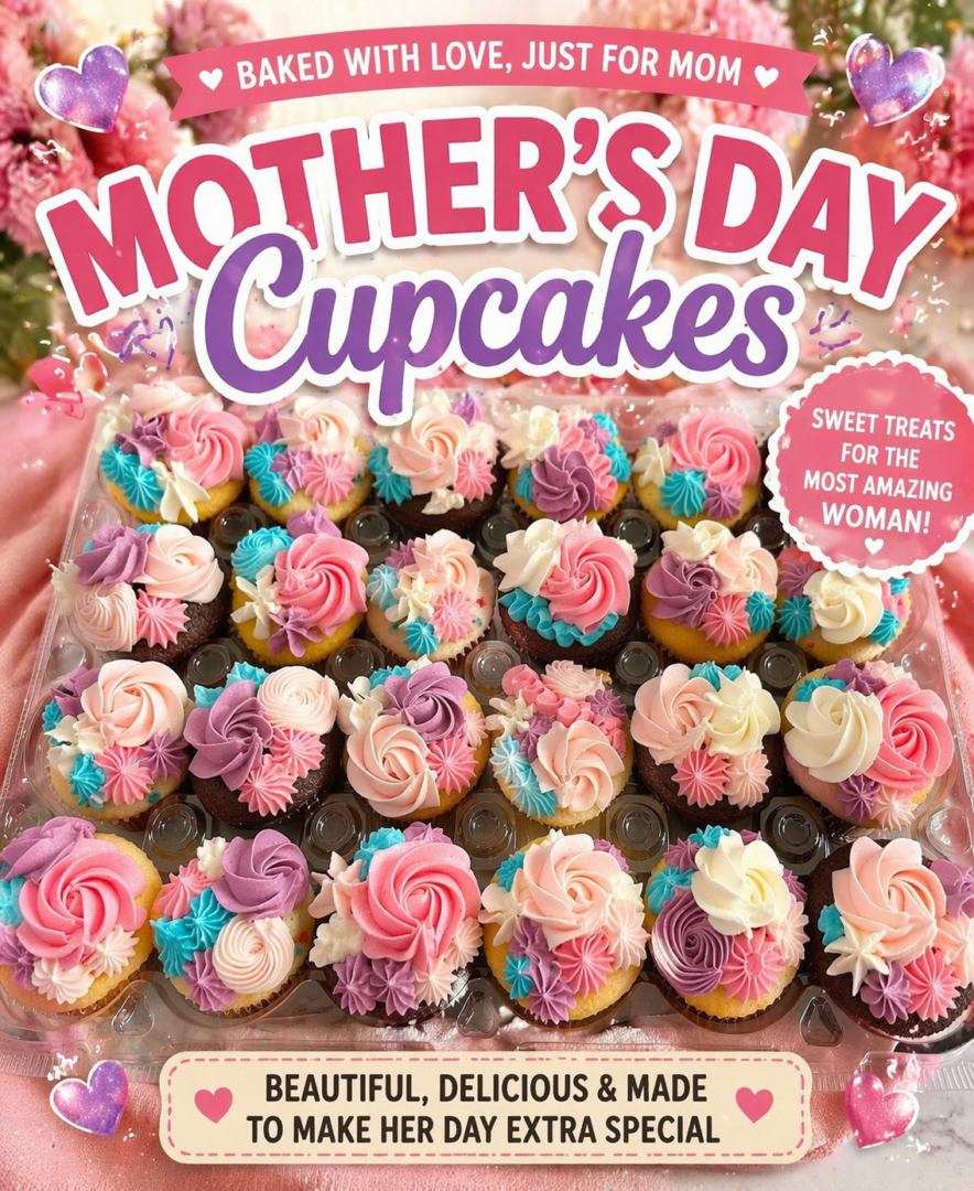 Mother's Day cupcakes pin for pinterest