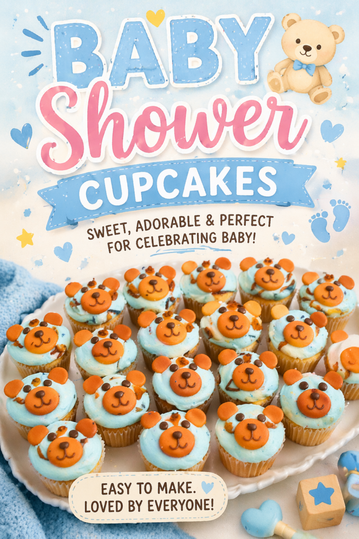 baby shower cupcakes pin for pinterest