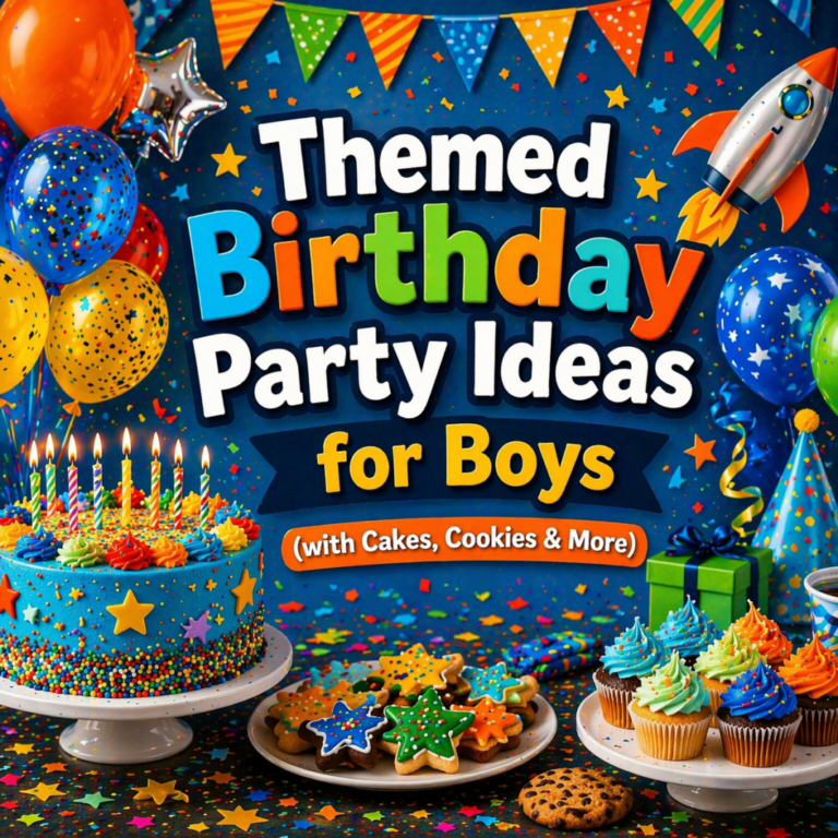 Themed Birthday Party Ideas for Boys (with Cakes, Cookies & More)