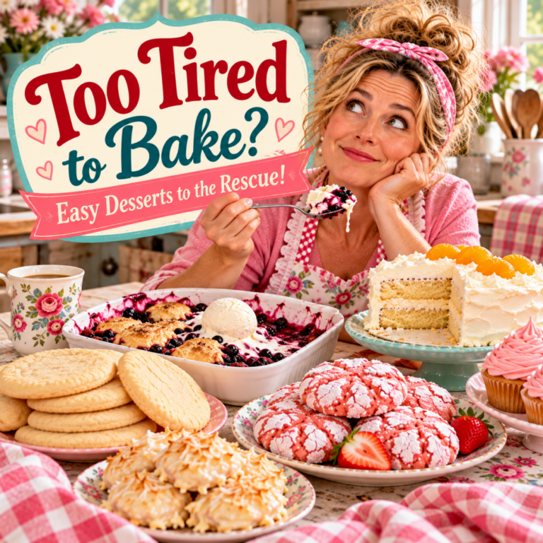Easy Desserts for When You’re Too Tired to Bake