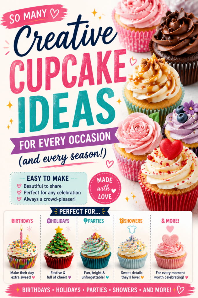 creative cupcake ideas pin for pinterest