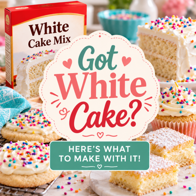 Got a Box of White Cake Mix? Here’s What to Make With It