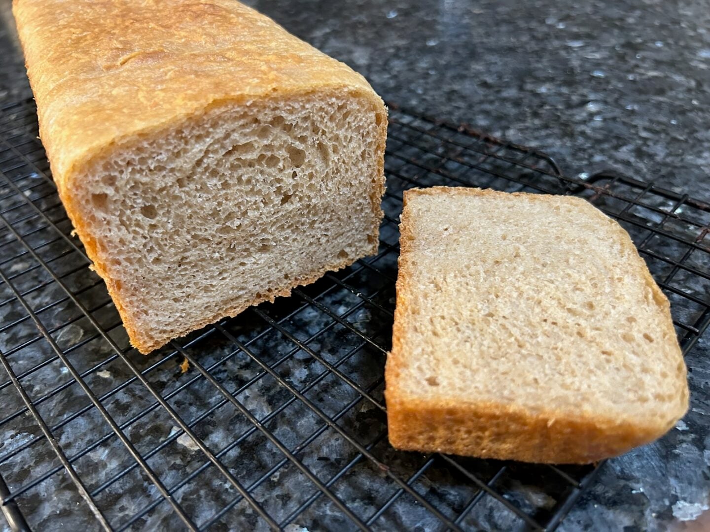 simple sandwich bread sliced