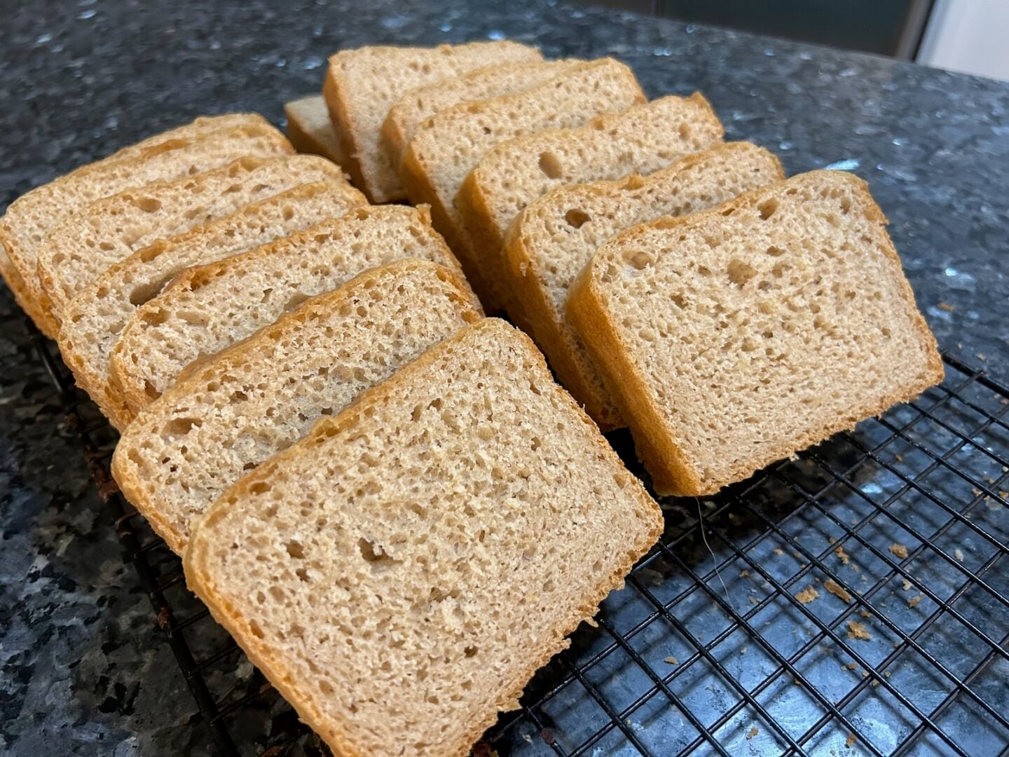 simple sandwich bread sliced