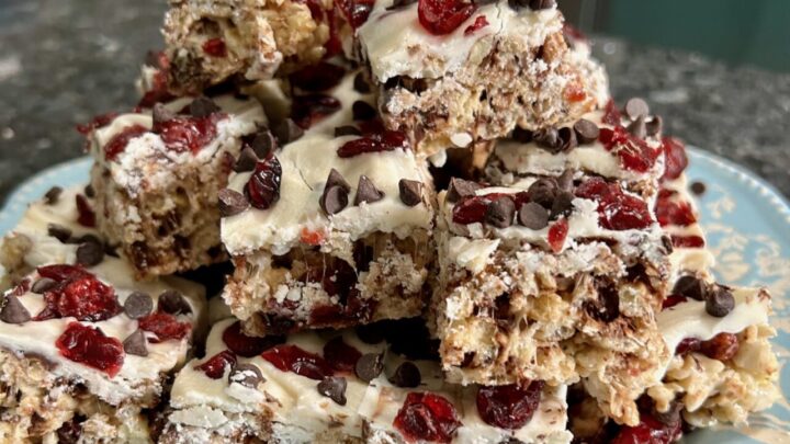 Image for White Chocolate Cranberry Crunch Bars
