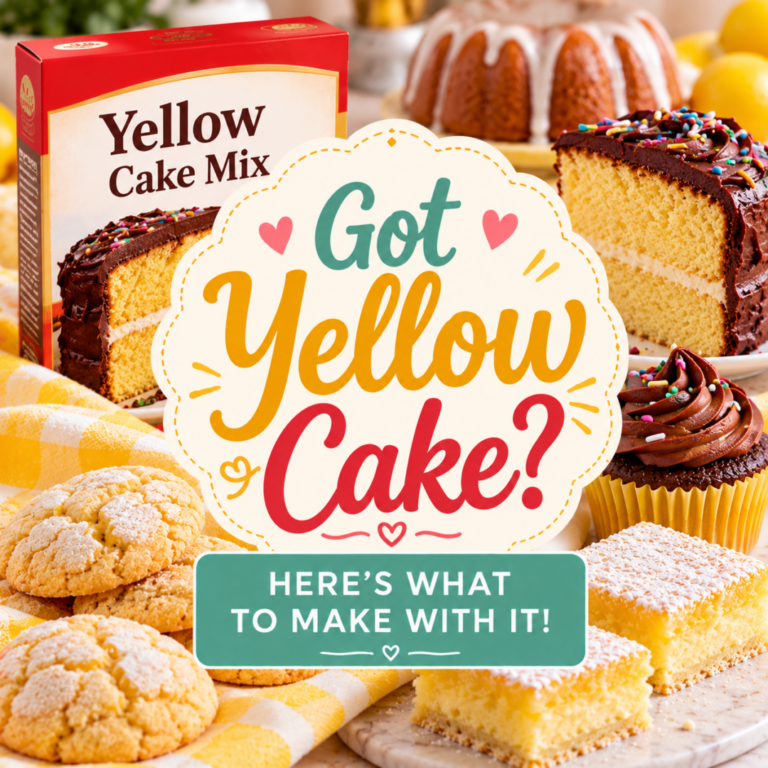Got a Box of Yellow Cake Mix? Here's What to Make With It