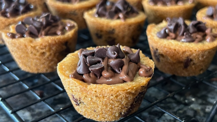 Image for Chocolate Chip Cookie Cups with Nutella Filling