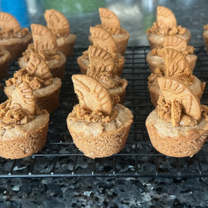 Spice Cake Bites with Cookie Butter Filling