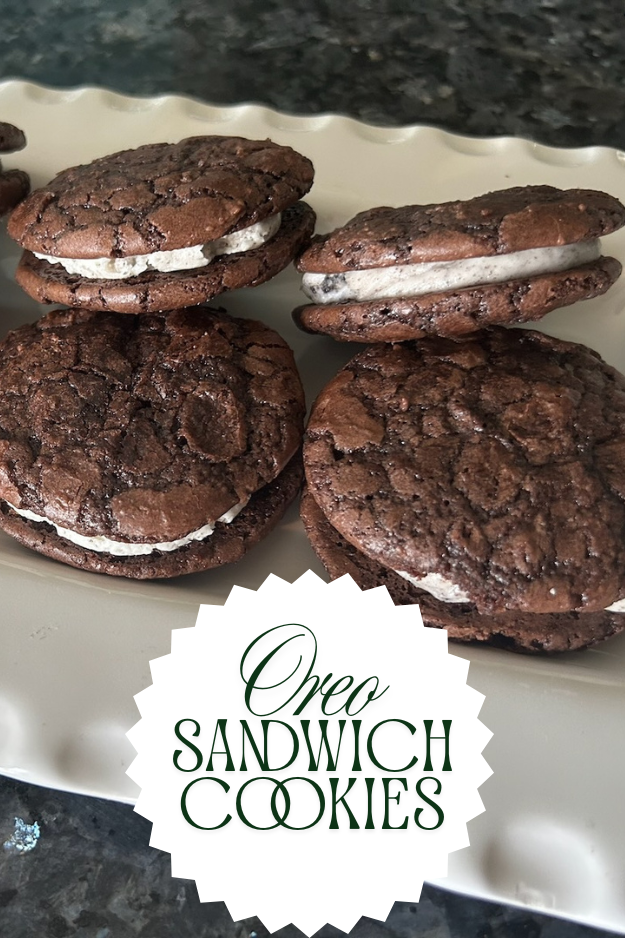 Oreo Sandwich Cookies pin for Pinterest