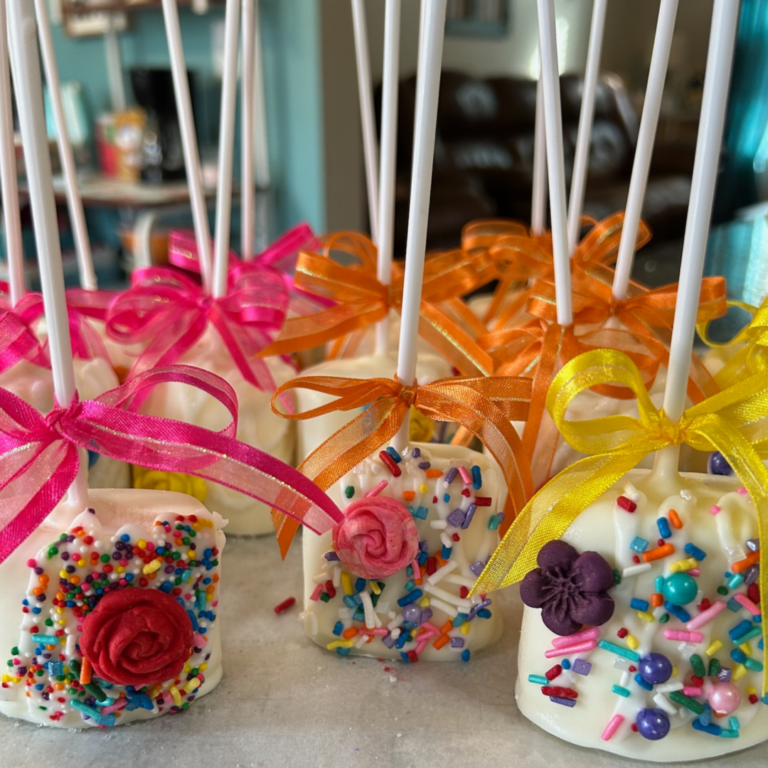 Easy Chocolate-Covered Marshmallow Pops for Parties