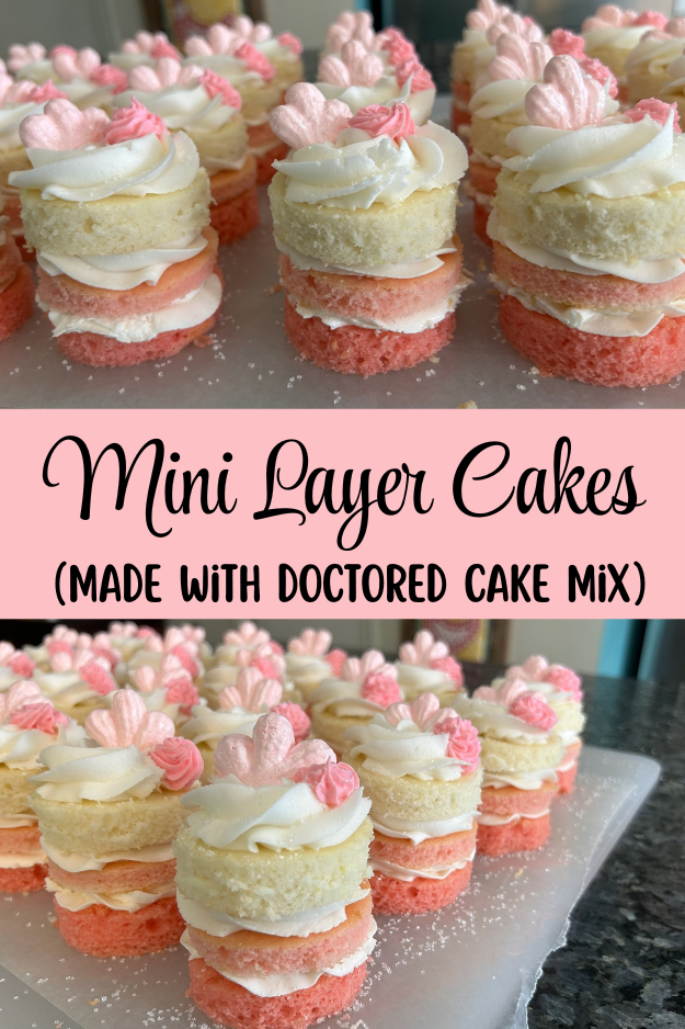 Mini Layer Cakes (pin for pinterest)
