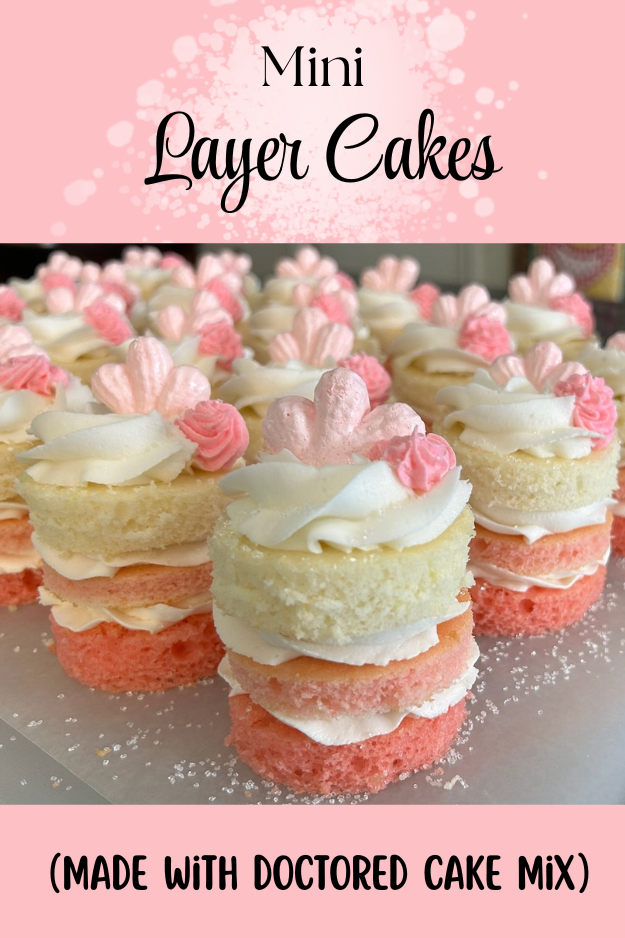 Mini Layer Cakes (pin for pinterest)