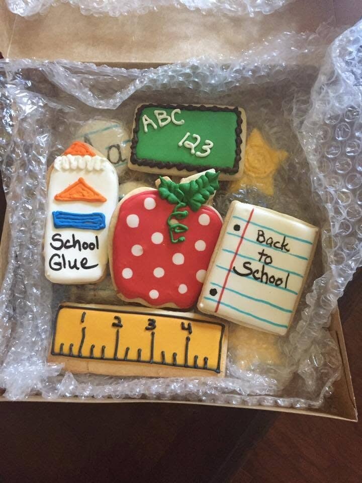 back to school cookies