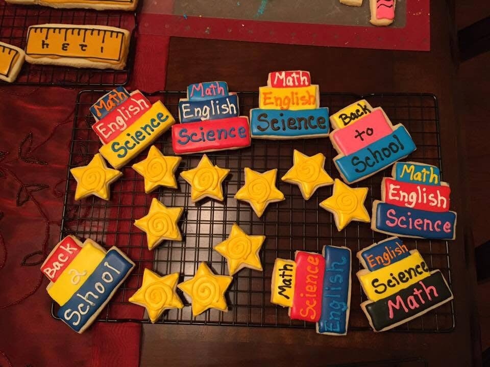 back to school cookies