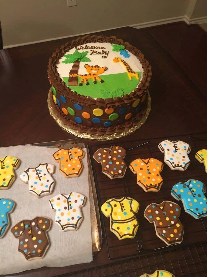 baby shower cookies