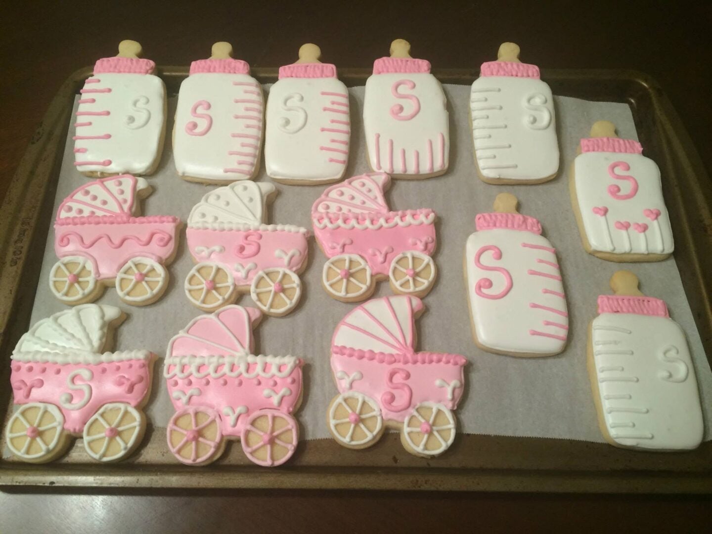 baby shower cookies