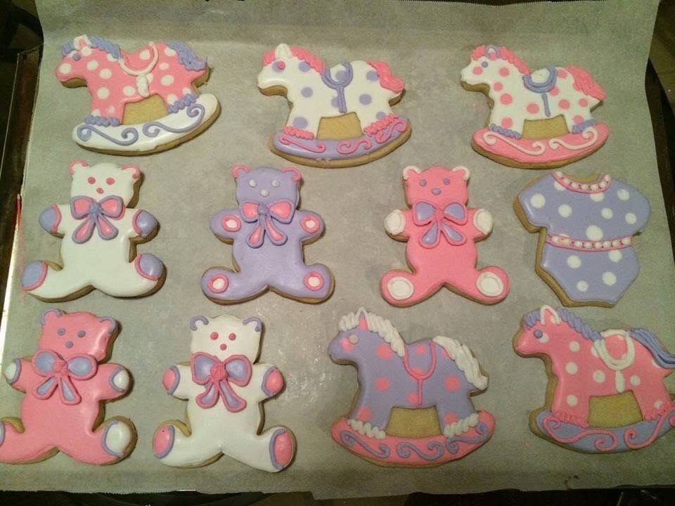 baby shower cookies