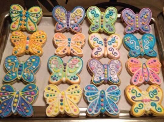 butterfly cookies