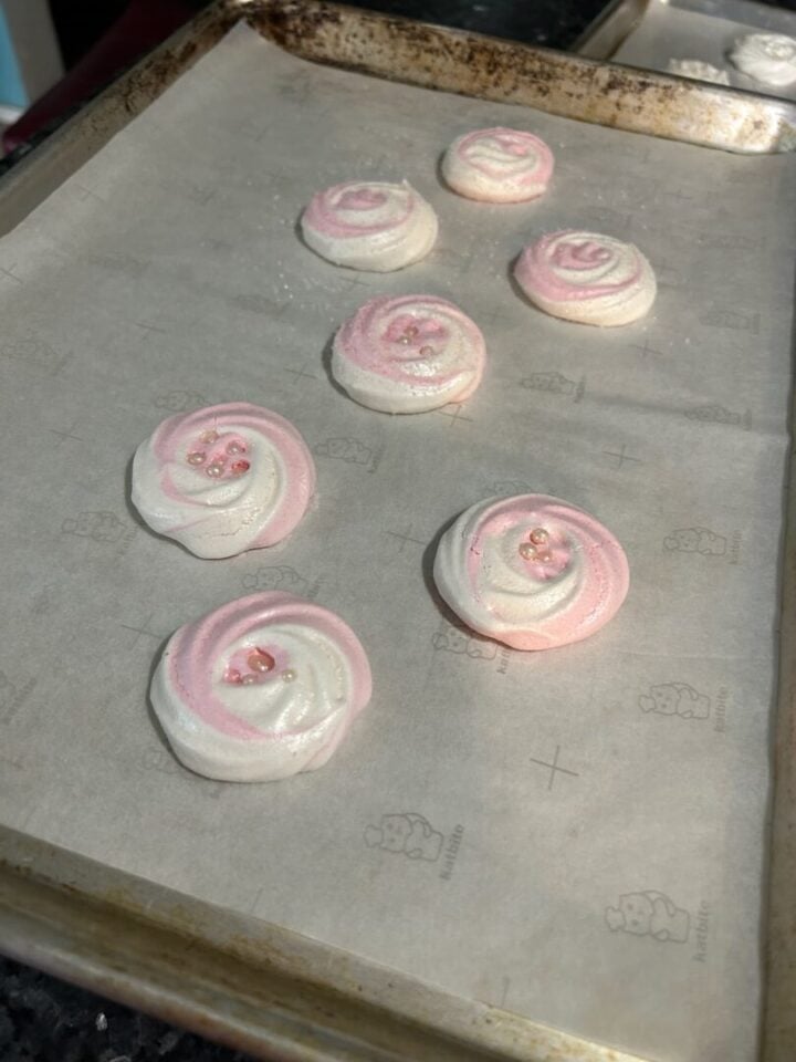 swirled rosettes