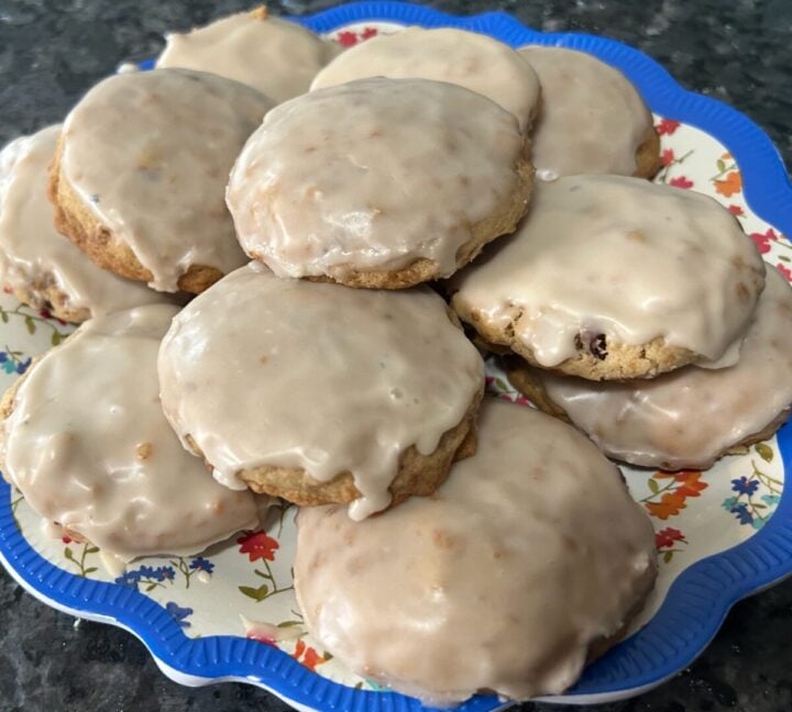 Maple-Glazed Granola Cookies
