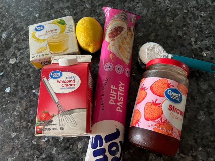 puff pastry cream puff ingredients