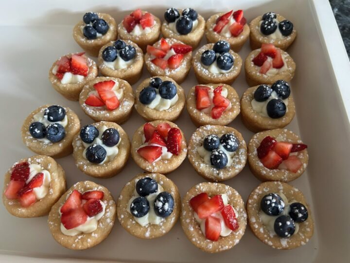 cookie cups in container