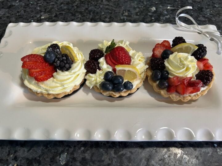 Cheesecake Tarts with Fresh Berries