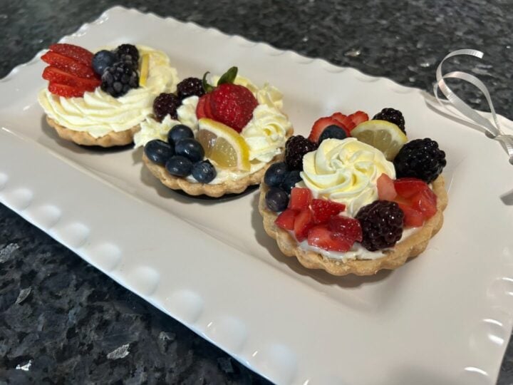 Cheesecake Tarts with Fresh Berries