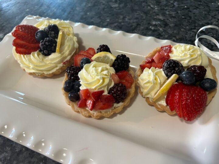 Cheesecake Tarts with Fresh Berries